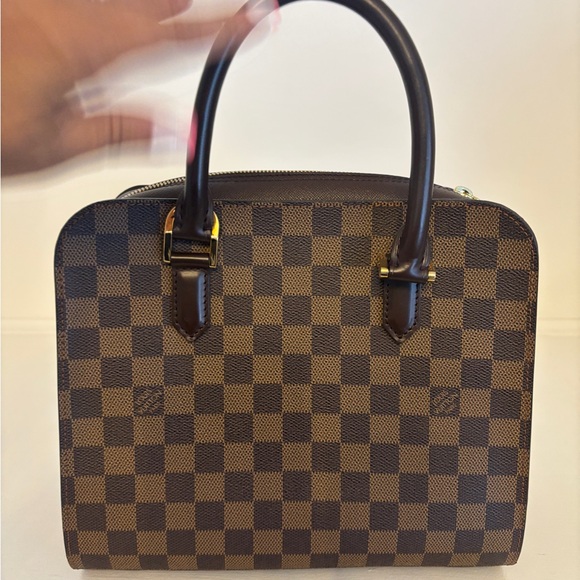 Louis Vuitton Brown Checkered Handbag - Picture 1 of 10